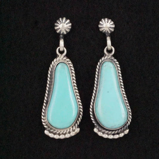 Verley Betone Turquoise & Sterling Silver Earrings