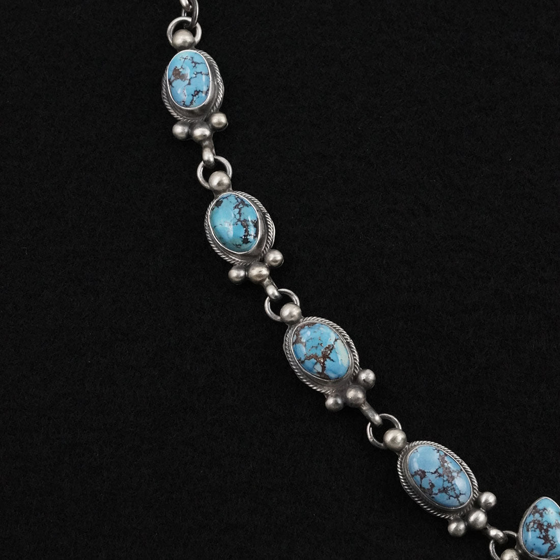 Kathleen Livingston Turquoise & Sterling Silver Necklace Set