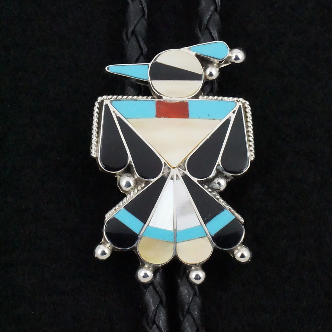 Favian Cellicion Multi-Stone & Sterling Silver Bolo Tie