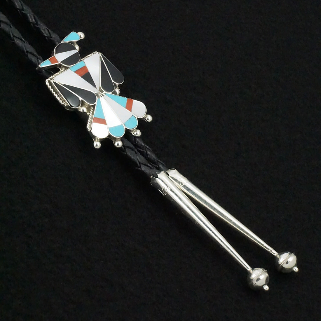 Favian Cellicion Multi-Stone & Sterling Silver Bolo Tie