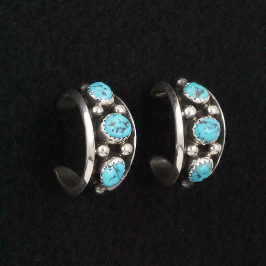 Paul Largo Turquoise & Sterling Silver Earrings