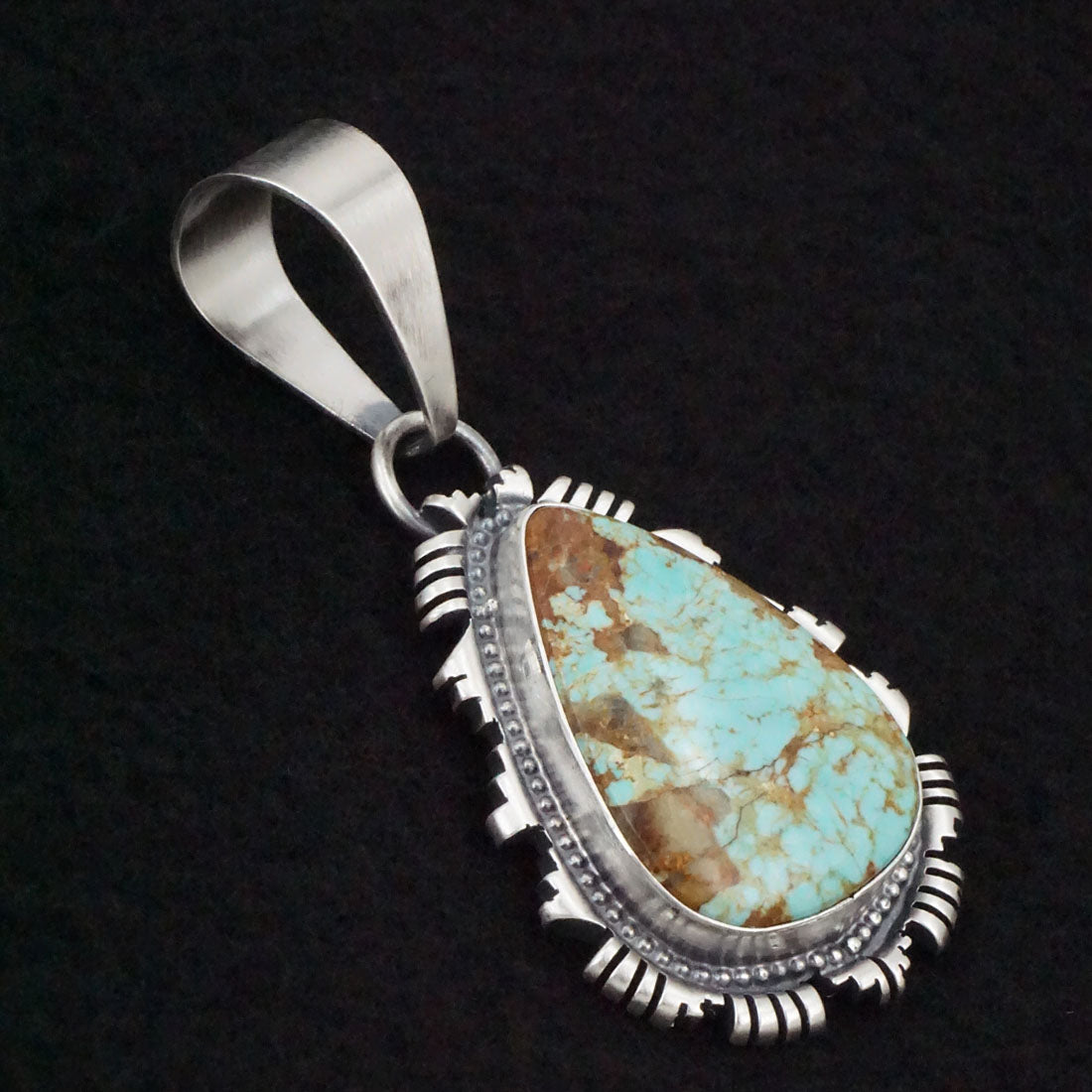 Randy Billy Turquoise & Sterling Silver Pendant