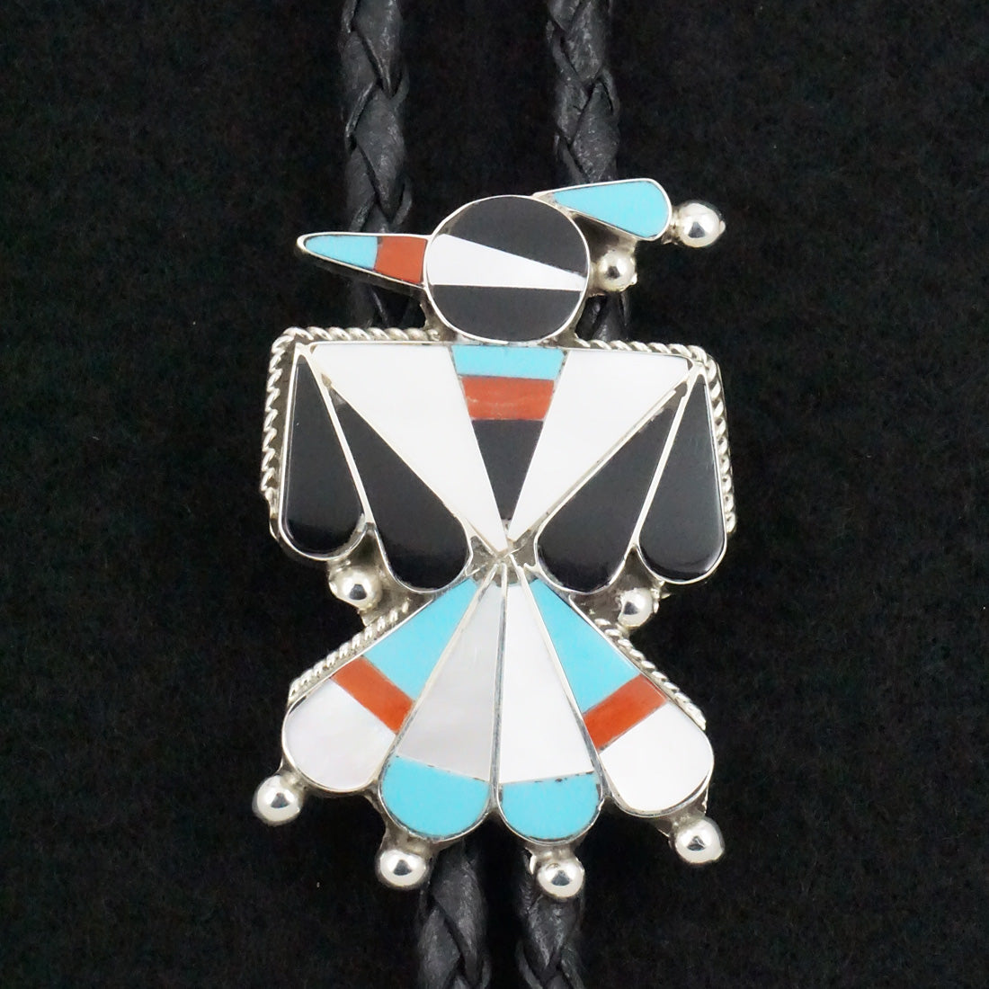 Favian Cellicion Multi-Stone & Sterling Silver Bolo Tie