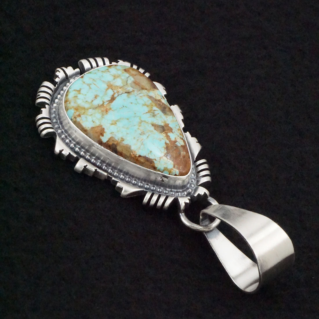 Randy Billy Turquoise & Sterling Silver Pendant