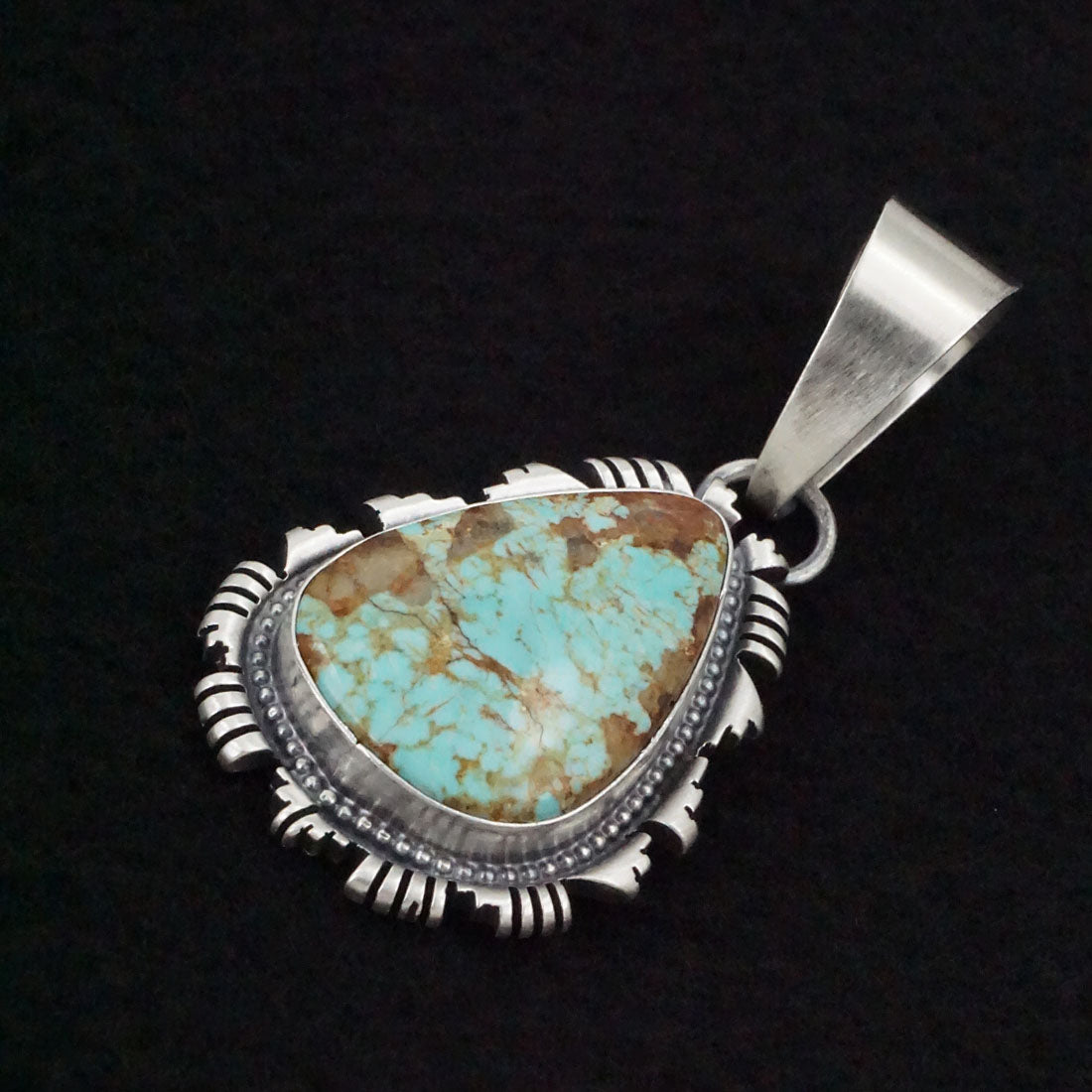 Randy Billy Turquoise & Sterling Silver Pendant