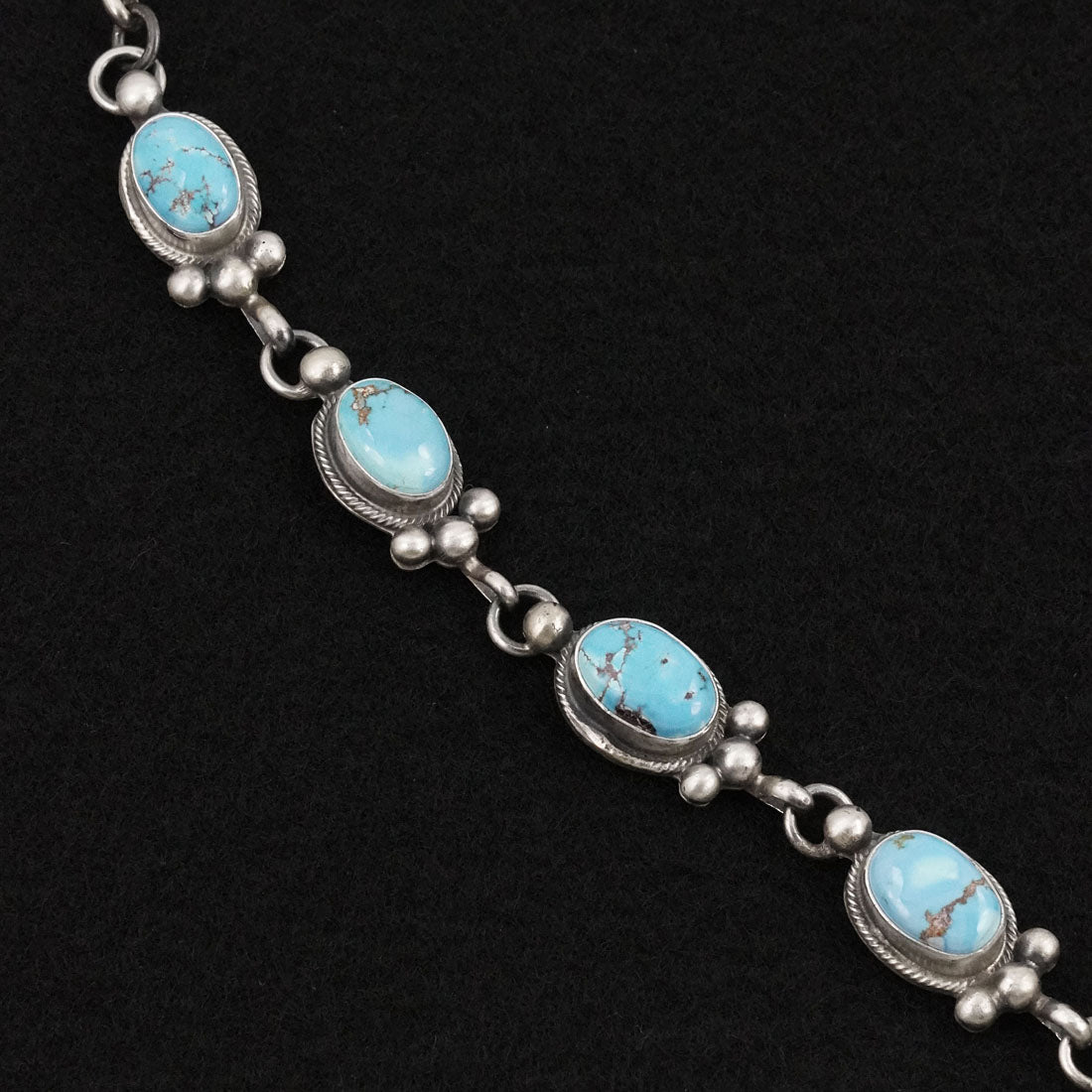 Kathleen Livingston Turquoise & Sterling Silver Necklace Set