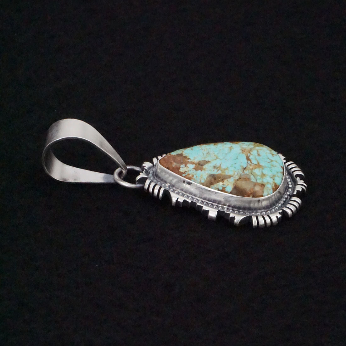 Randy Billy Turquoise & Sterling Silver Pendant