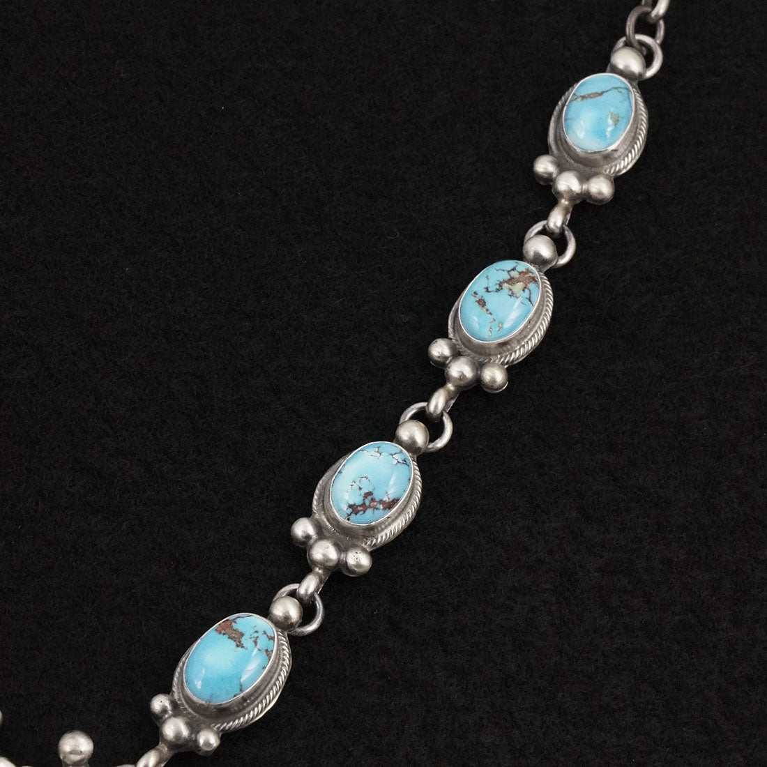 Kathleen Livingston Turquoise & Sterling Silver Necklace Set