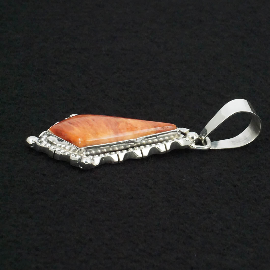 Bobby Johnson Spiny Oyster & Sterling Silver Pendant
