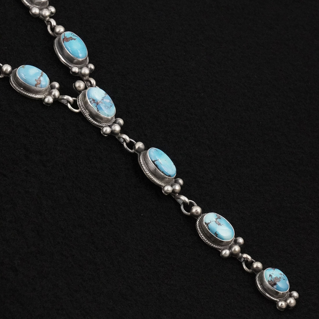 Kathleen Livingston Turquoise & Sterling Silver Necklace Set