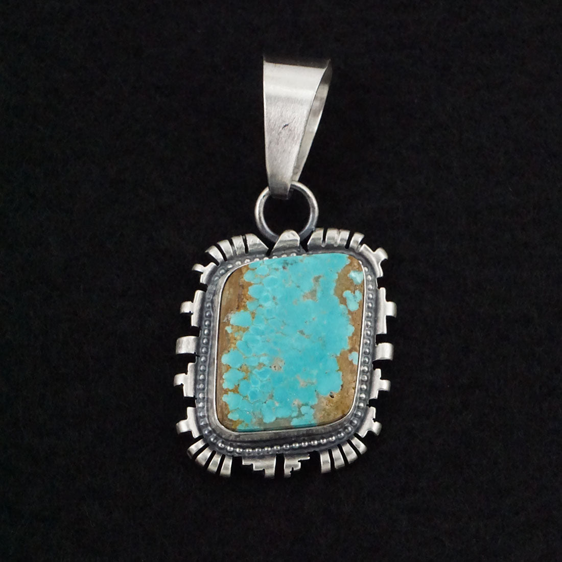 Randy Billy Turquoise & Sterling Silver Pendant