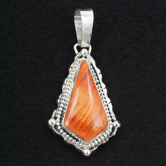 Bobby Johnson Spiny Oyster & Sterling Silver Pendant