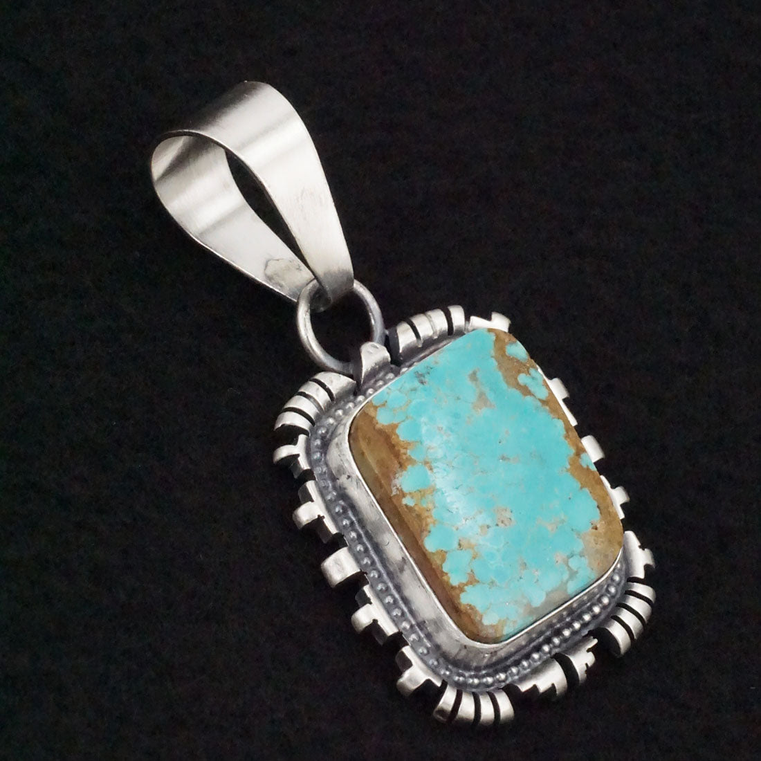 Randy Billy Turquoise & Sterling Silver Pendant