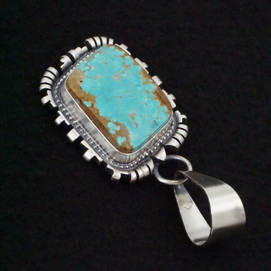 Randy Billy Turquoise & Sterling Silver Pendant