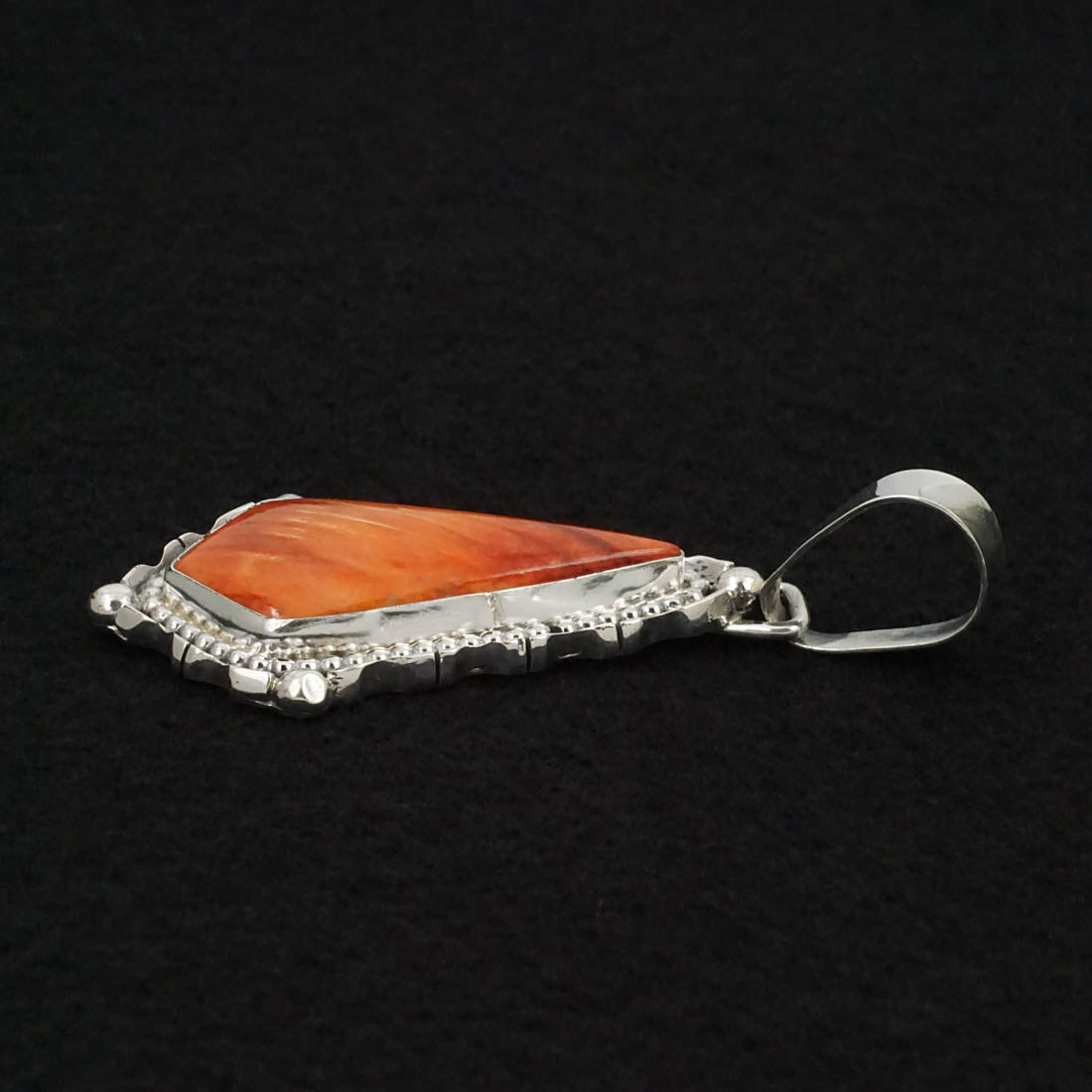 Bobby Johnson Spiny Oyster & Sterling Silver Pendant