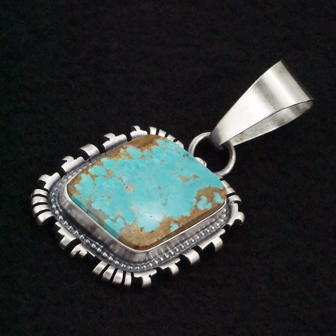 Randy Billy Turquoise & Sterling Silver Pendant