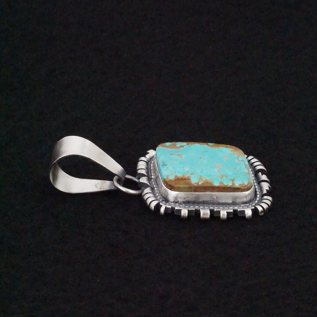 Randy Billy Turquoise & Sterling Silver Pendant