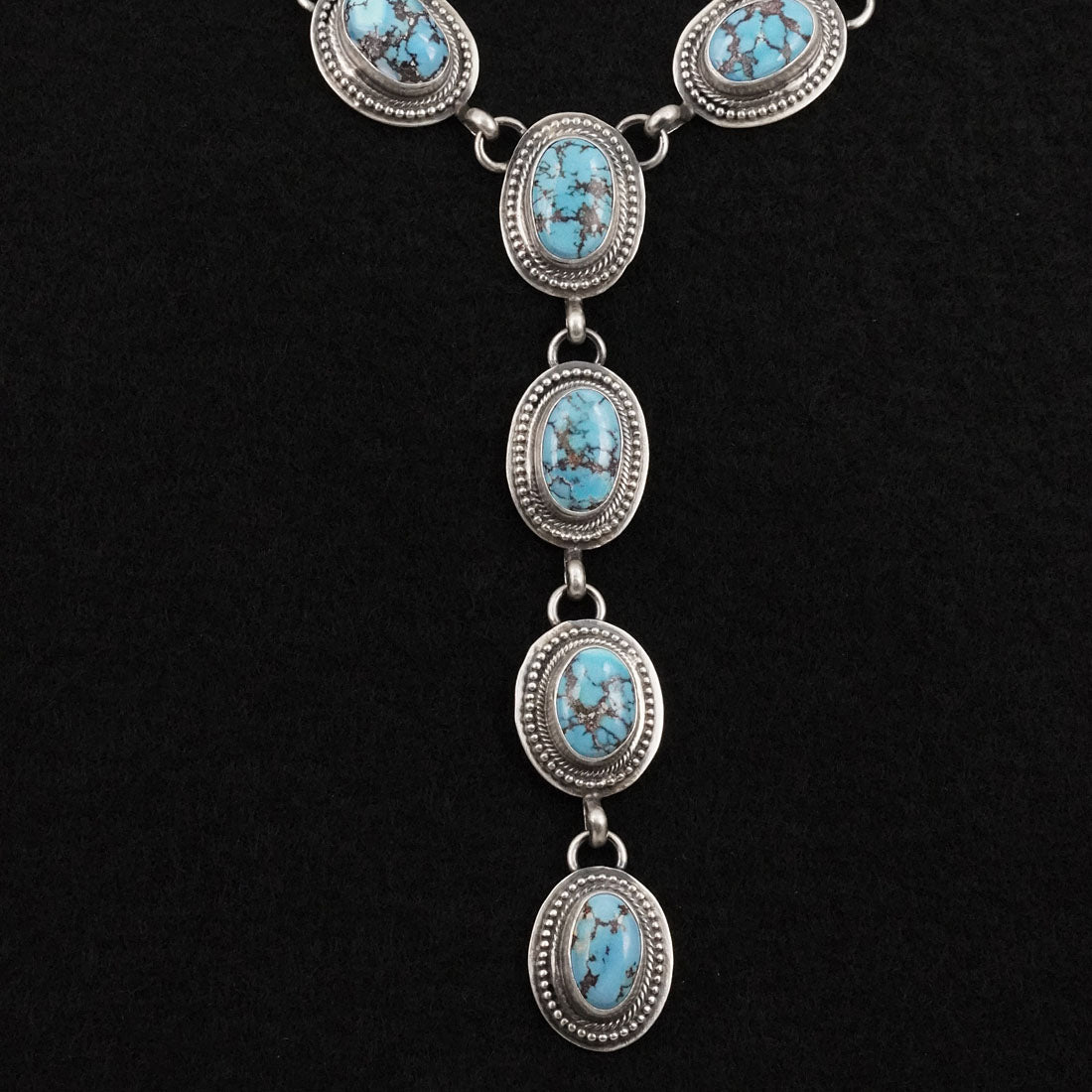 Kathleen Livingston Turquoise & Sterling Silver Necklace Set