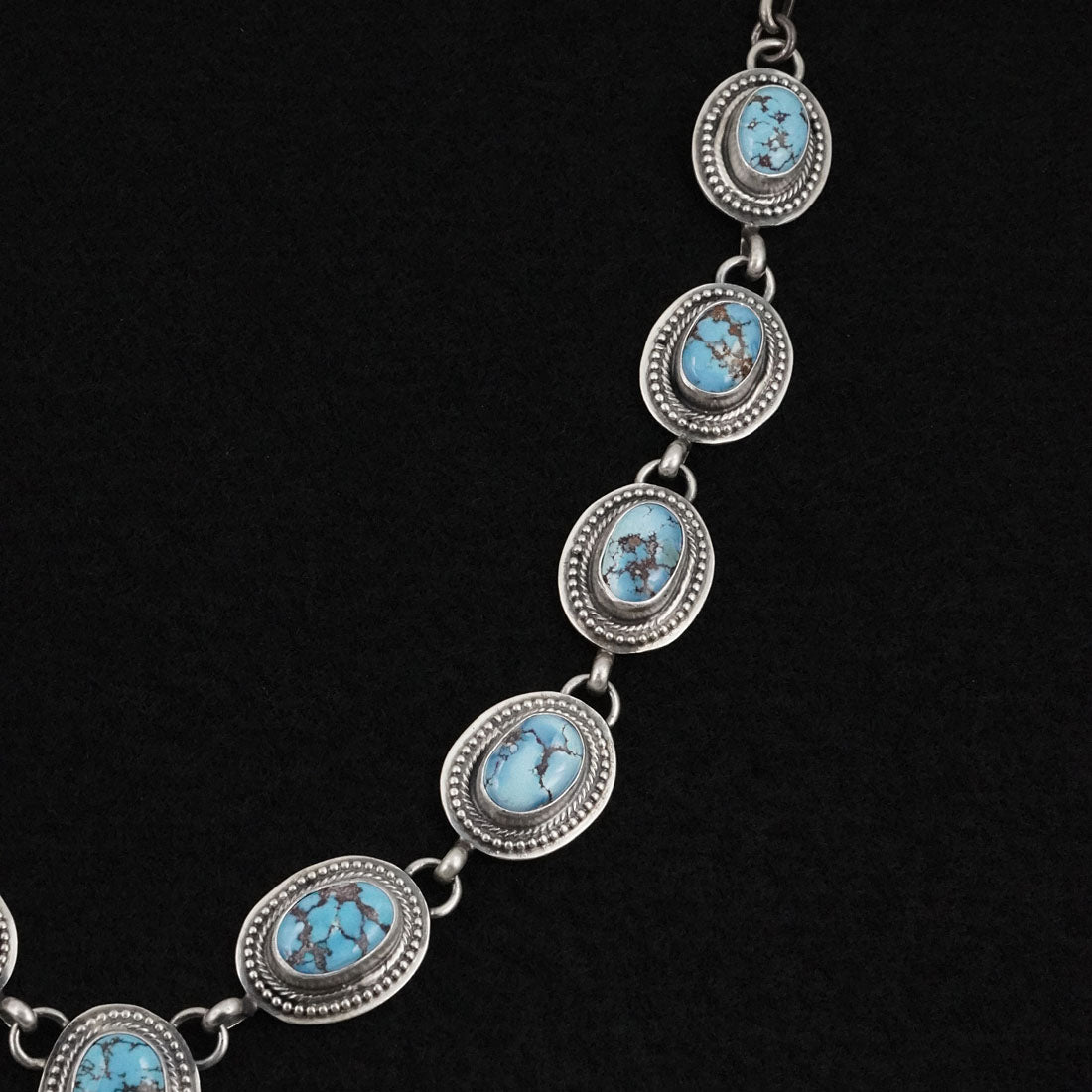 Kathleen Livingston Turquoise & Sterling Silver Necklace Set