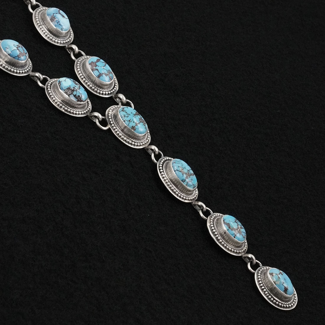 Kathleen Livingston Turquoise & Sterling Silver Necklace Set