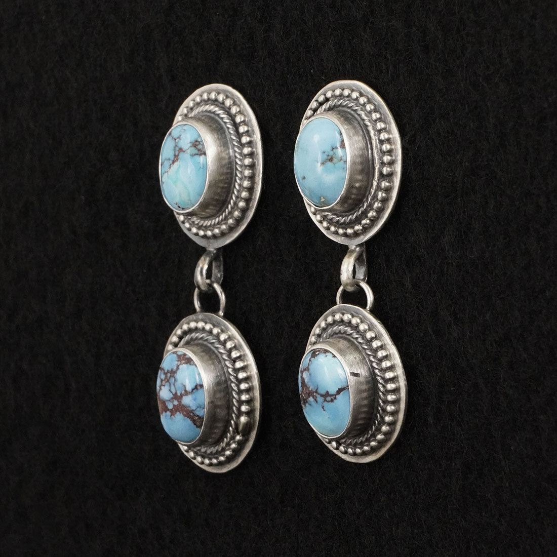 Kathleen Livingston Turquoise & Sterling Silver Necklace Set