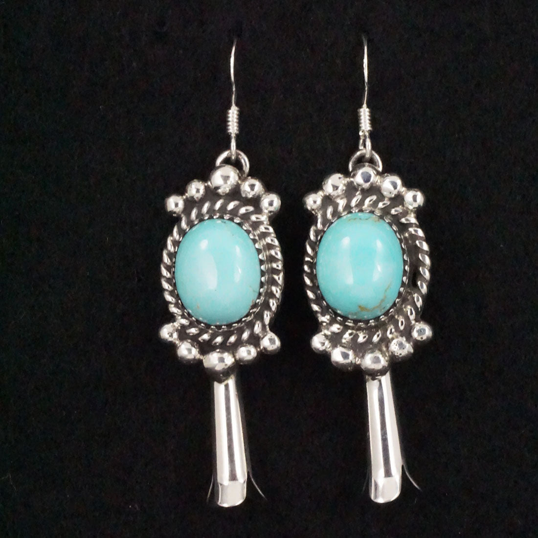 Vernon Johnson Turquoise & Sterling Silver Earrings