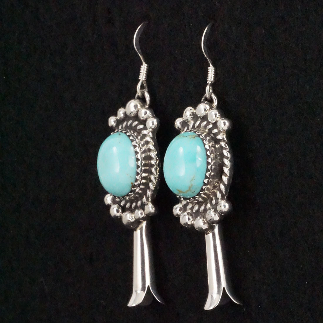 Vernon Johnson Turquoise & Sterling Silver Earrings