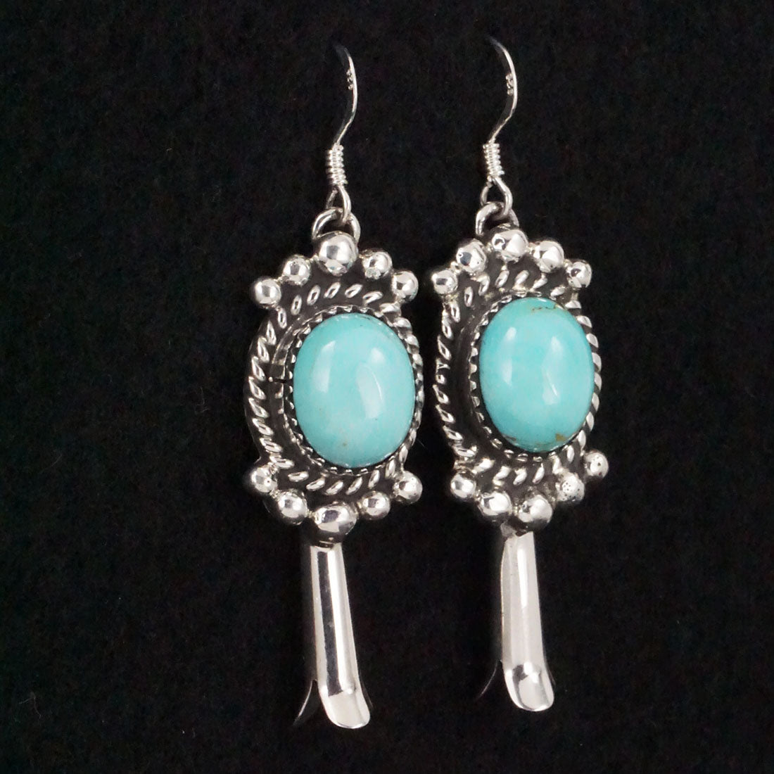 Vernon Johnson Turquoise & Sterling Silver Earrings