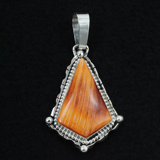 Bobby Johnson Spiny Oyster & Sterling Silver Pendant