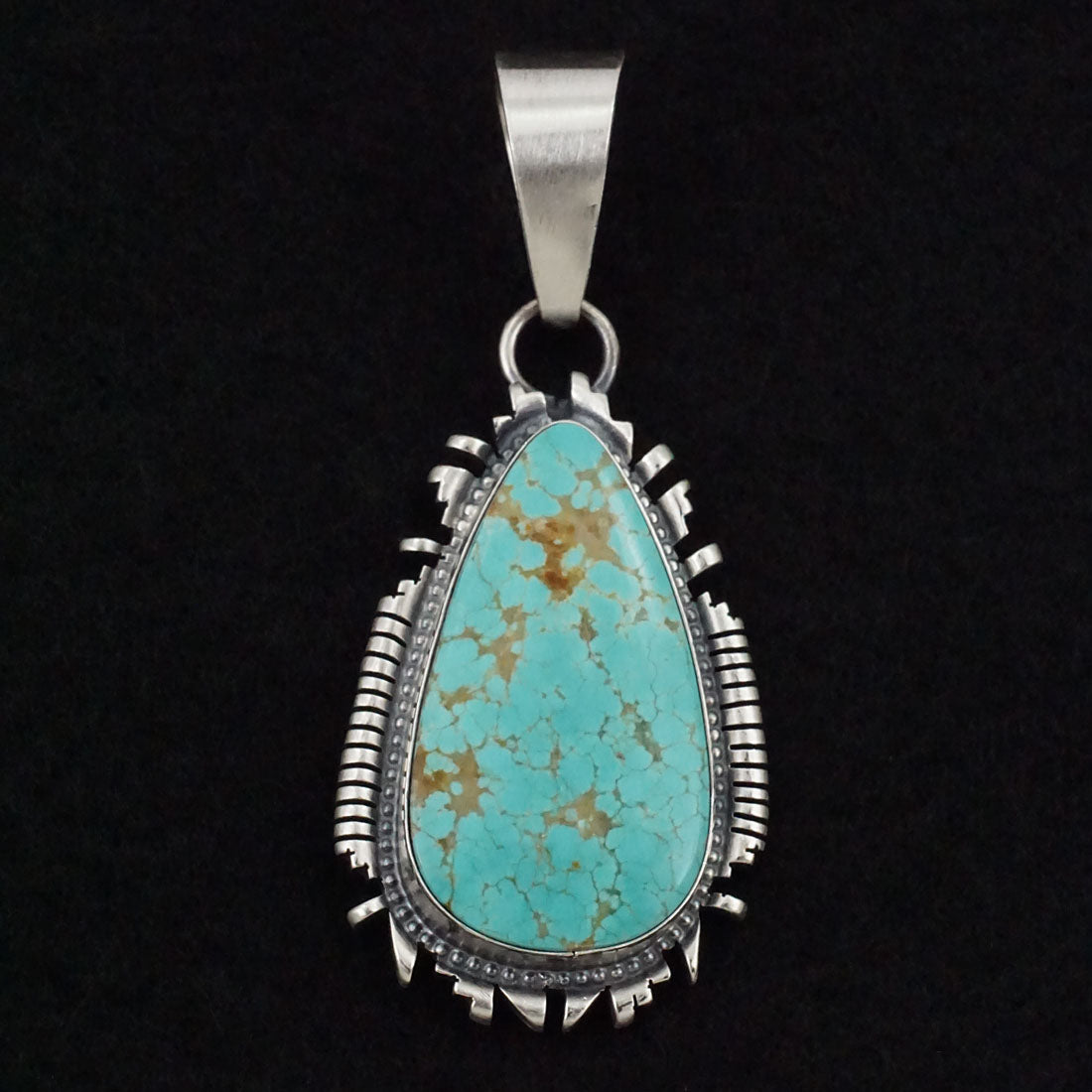 Randy Billy Turquoise & Sterling Silver Pendant