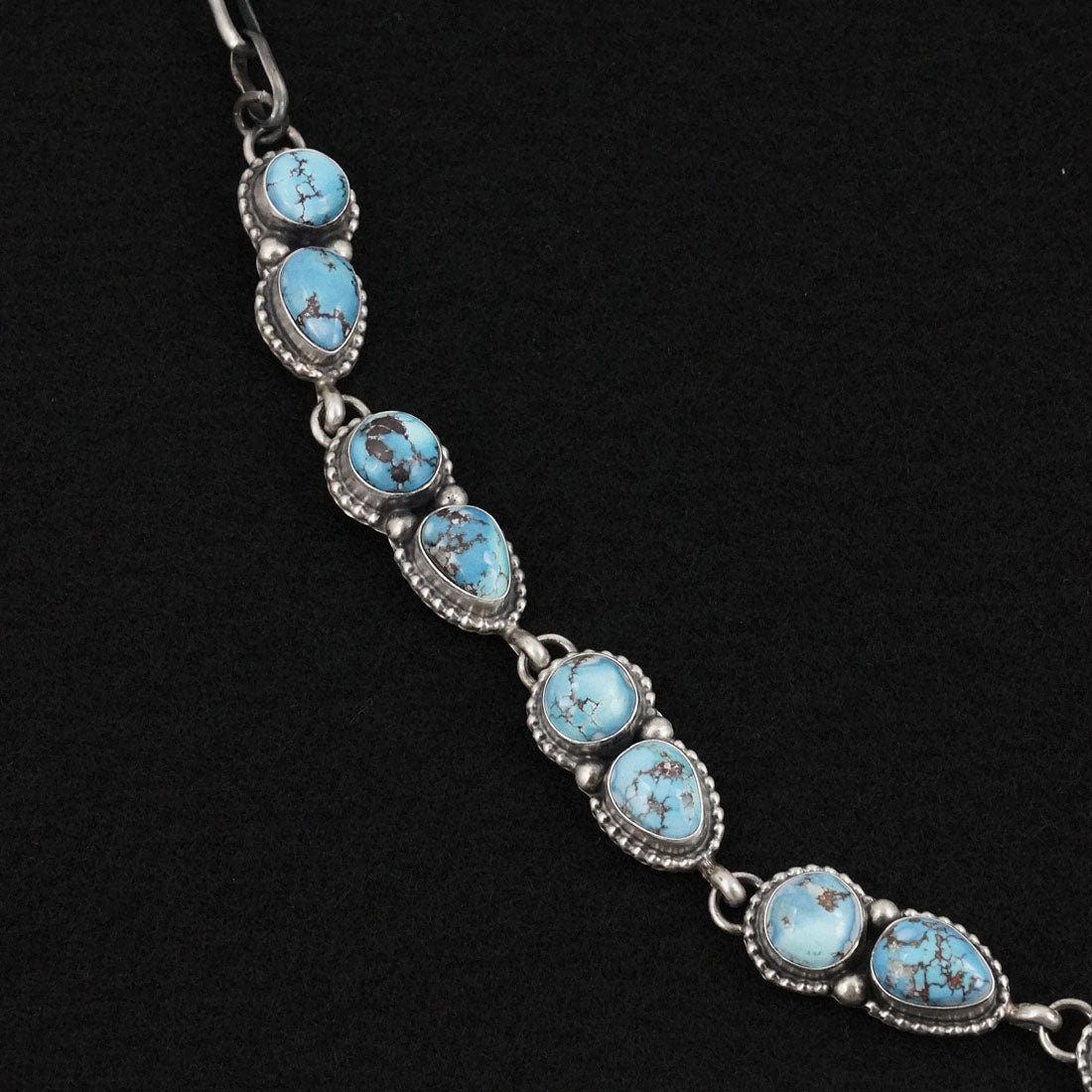 Kathleen Livingston Turquoise & Sterling Silver Necklace Set