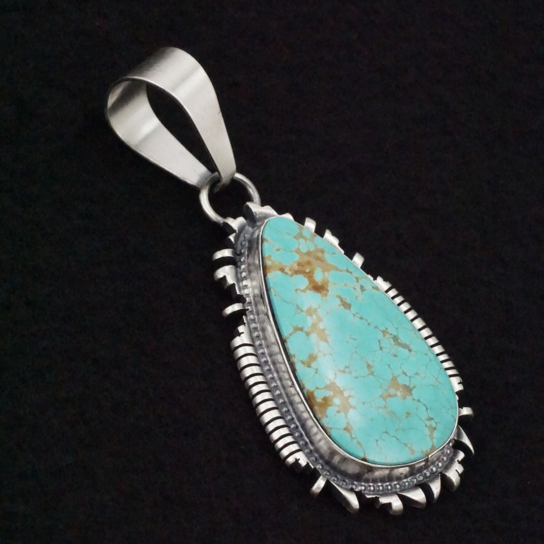 Randy Billy Turquoise & Sterling Silver Pendant