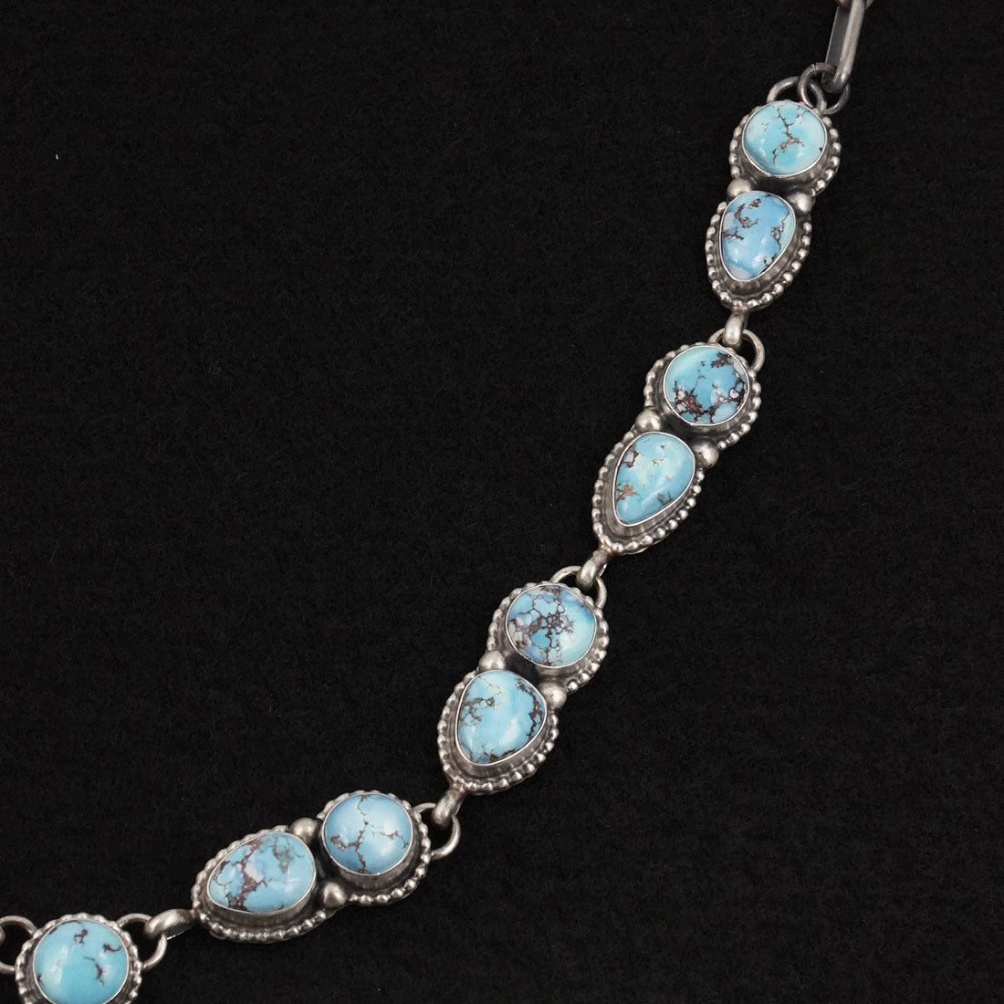Kathleen Livingston Turquoise & Sterling Silver Necklace Set