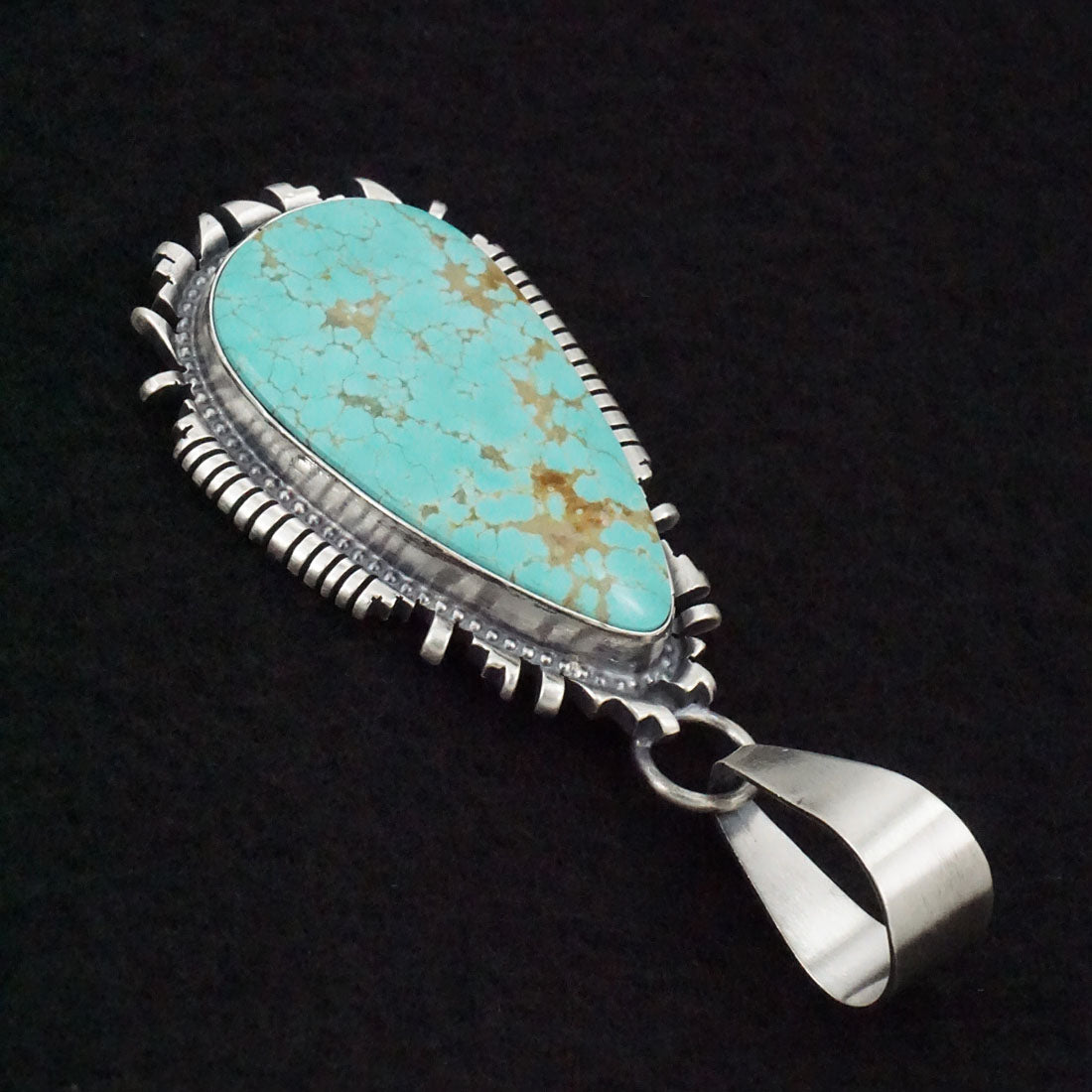 Randy Billy Turquoise & Sterling Silver Pendant