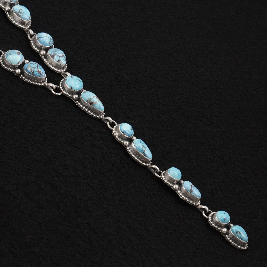 Kathleen Livingston Turquoise & Sterling Silver Necklace Set