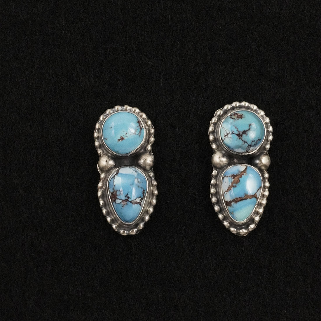 Kathleen Livingston Turquoise & Sterling Silver Necklace Set