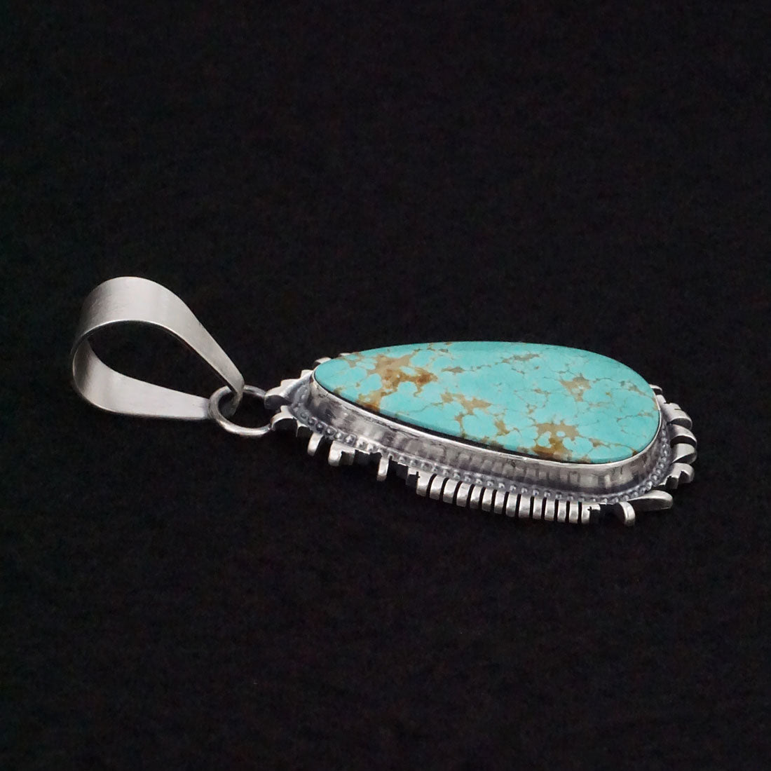 Randy Billy Turquoise & Sterling Silver Pendant