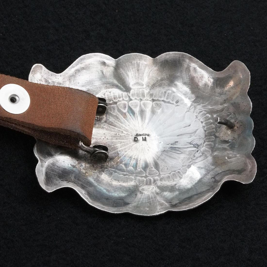 Dan Morgan Sterling Silver Concho Belt