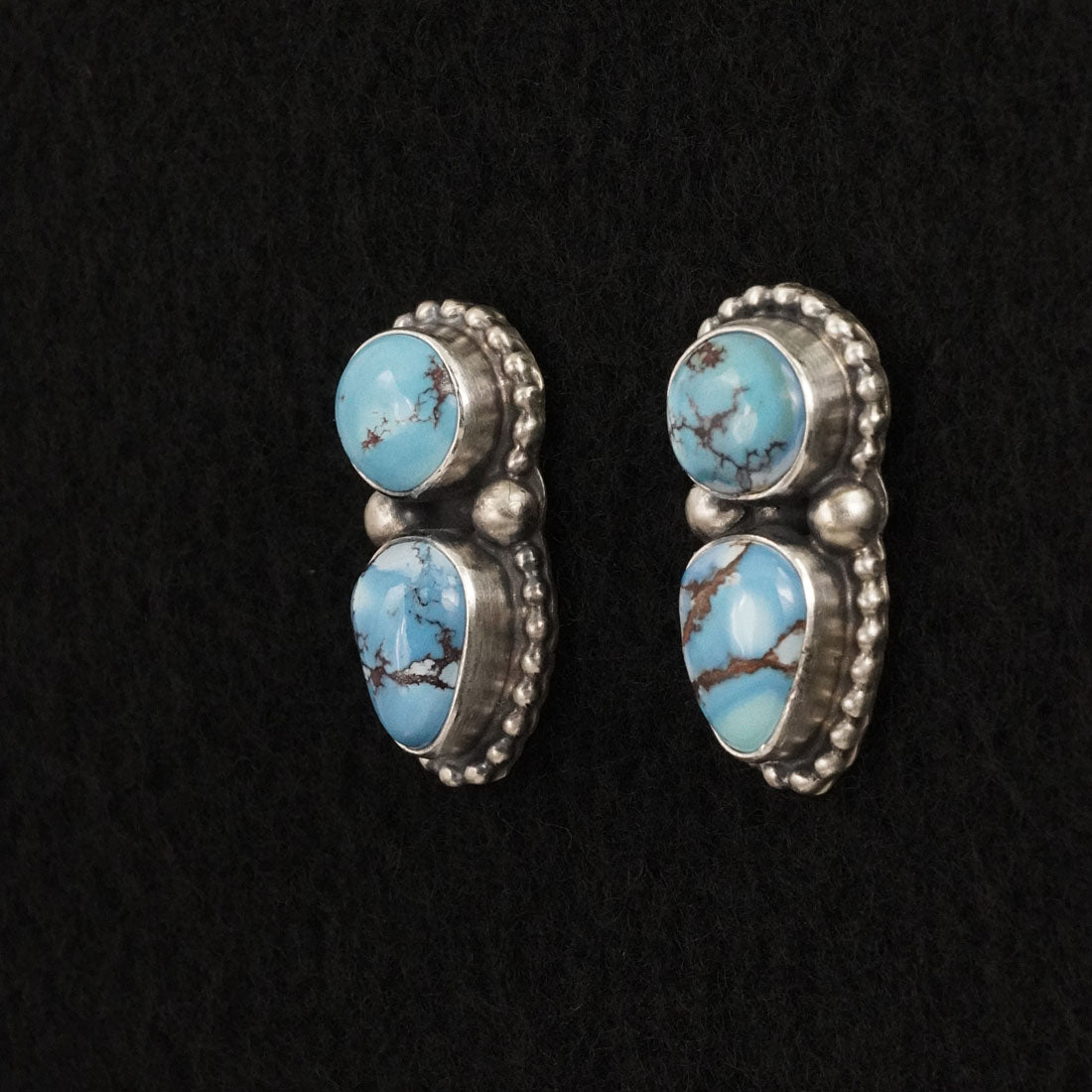 Kathleen Livingston Turquoise & Sterling Silver Necklace Set