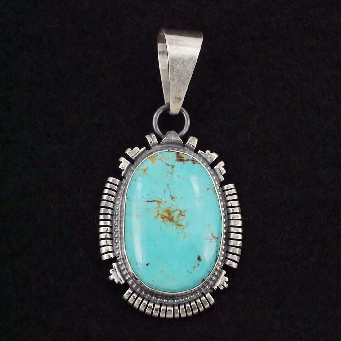 Randy Billy Turquoise & Sterling Silver Pendant