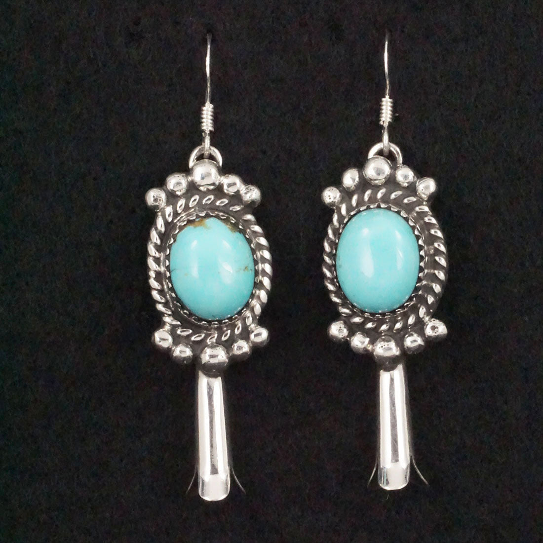 Vernon Johnson Turquoise & Sterling Silver Earrings