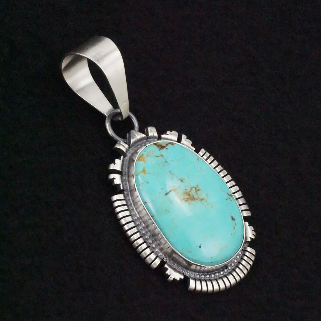 Randy Billy Turquoise & Sterling Silver Pendant