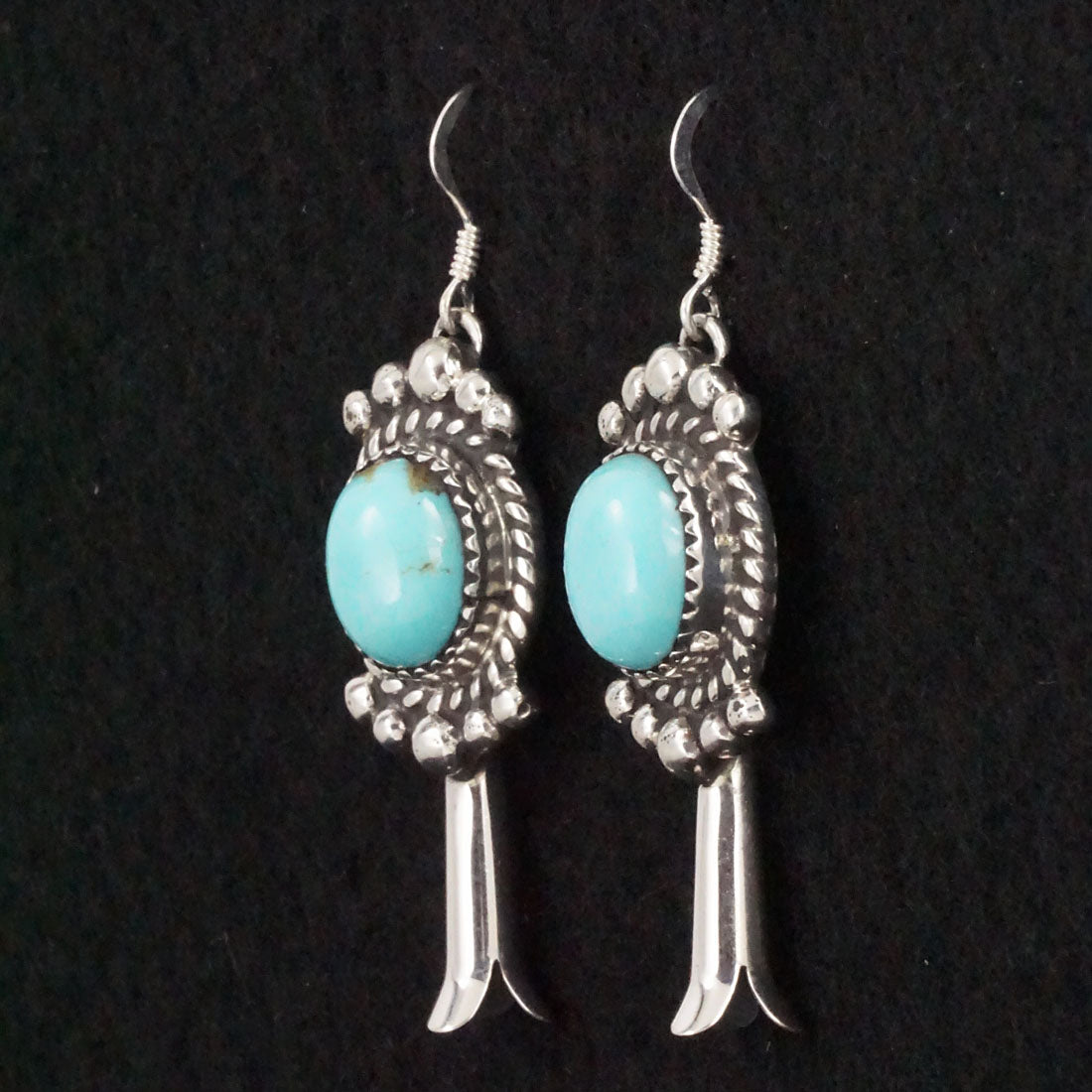 Vernon Johnson Turquoise & Sterling Silver Earrings