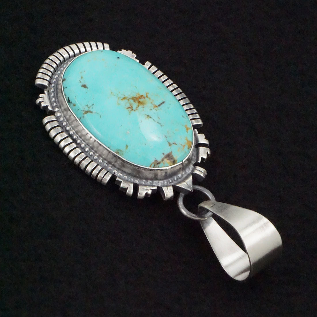 Randy Billy Turquoise & Sterling Silver Pendant