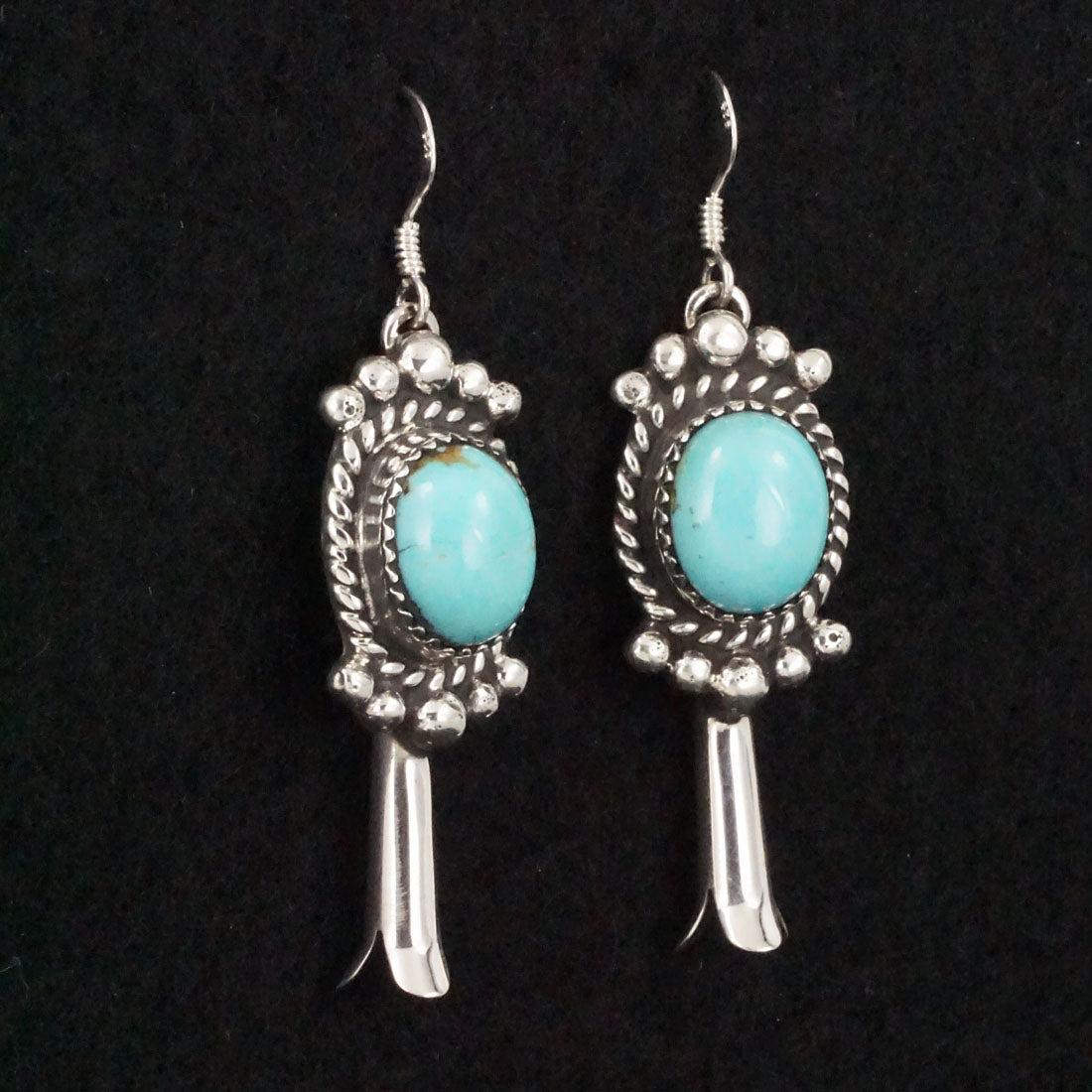 Vernon Johnson Turquoise & Sterling Silver Earrings