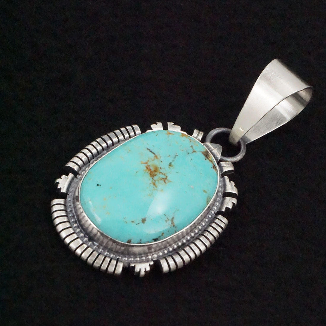 Randy Billy Turquoise & Sterling Silver Pendant