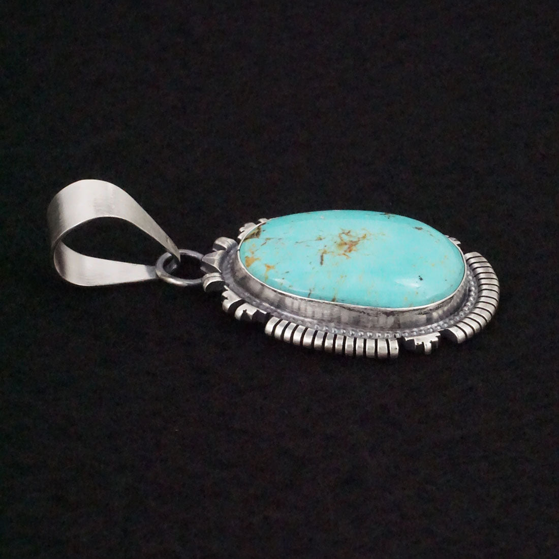 Randy Billy Turquoise & Sterling Silver Pendant