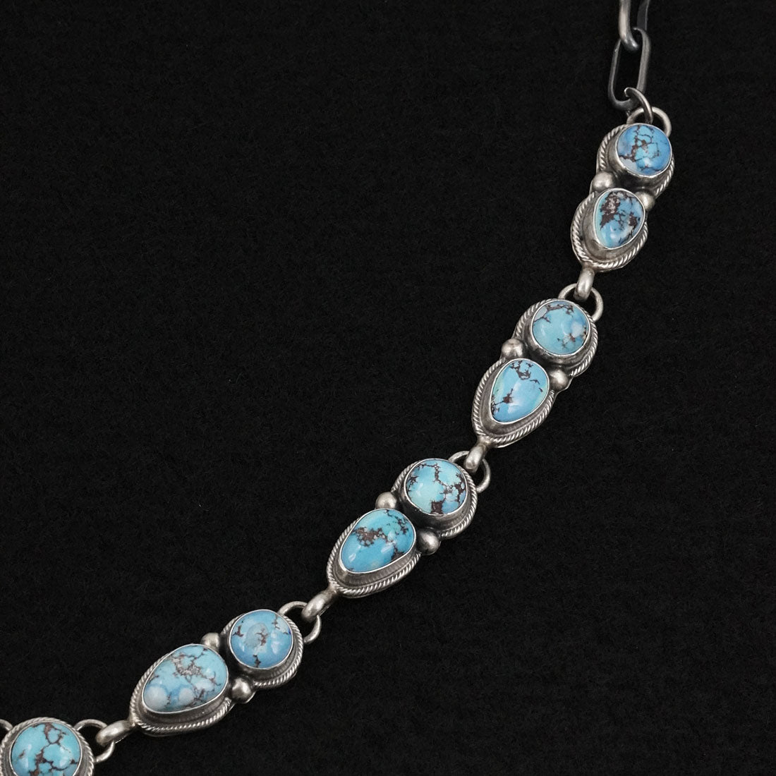 Kathleen Livingston Turquoise & Sterling Silver Necklace Set