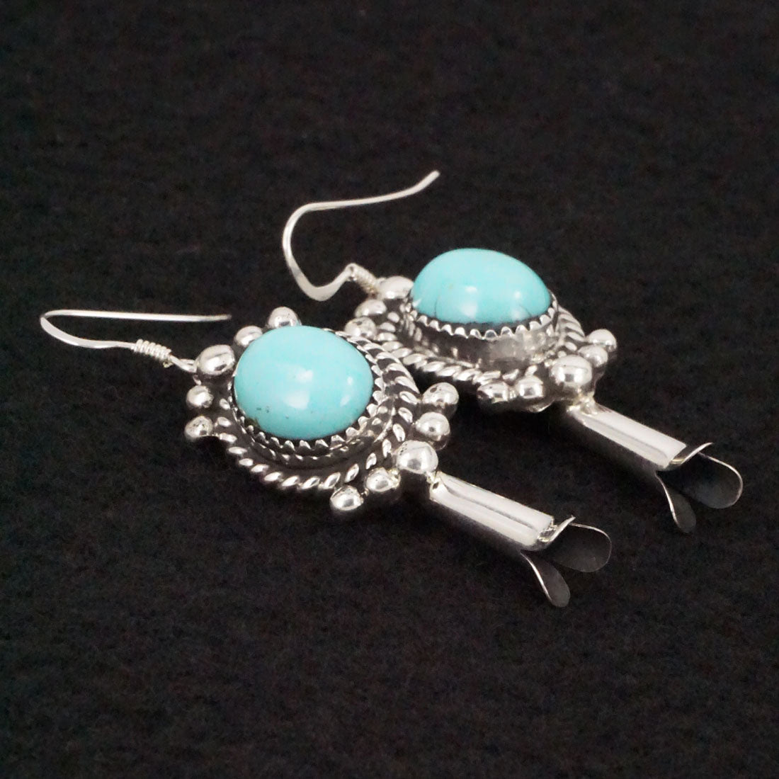 Vernon Johnson Turquoise & Sterling Silver Earrings