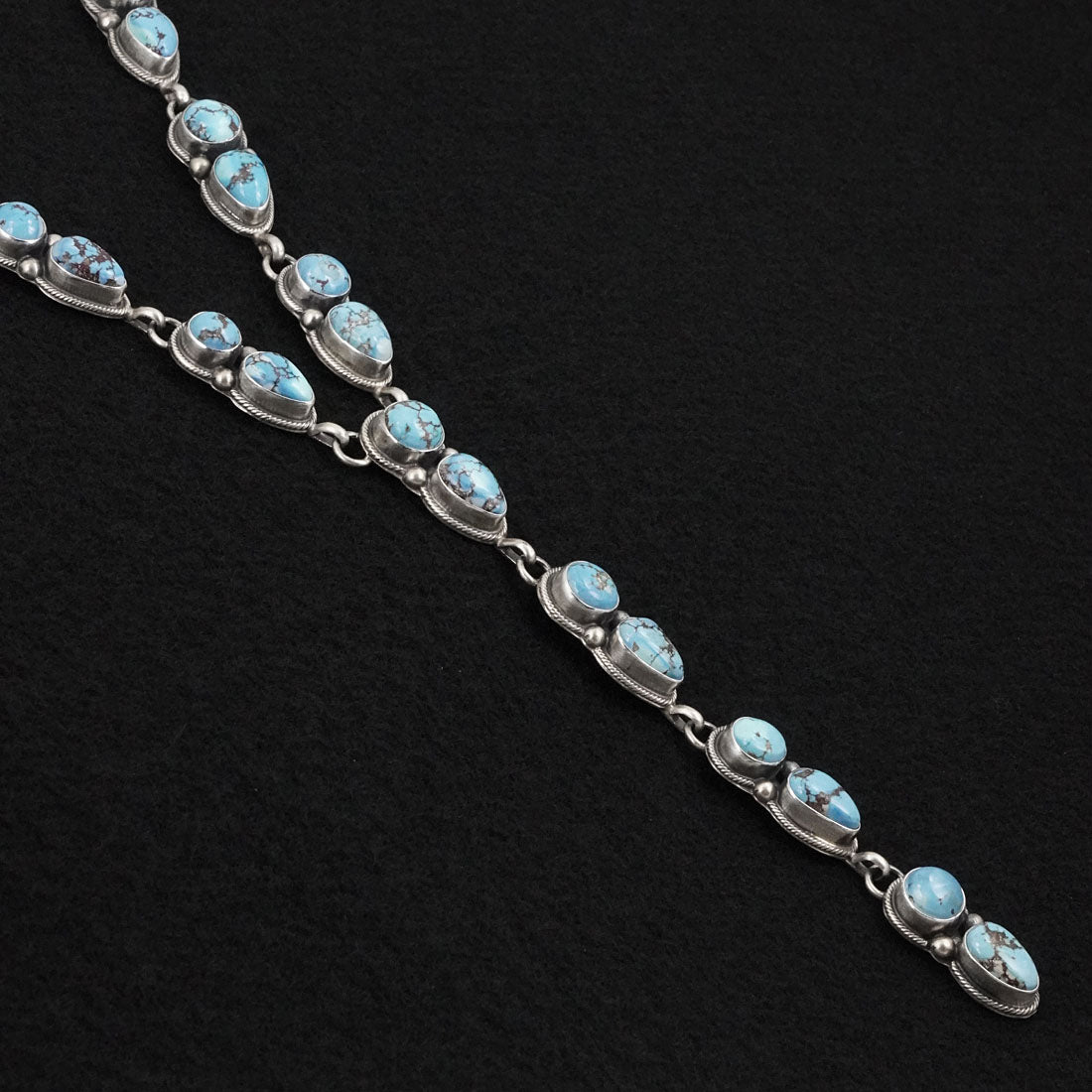 Kathleen Livingston Turquoise & Sterling Silver Necklace Set